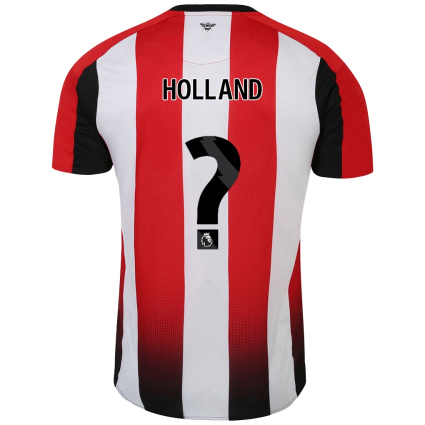 Kinderen Isaac Holland #0 Rood Wit Thuisshirt Thuistenue 2024/25 T-Shirt