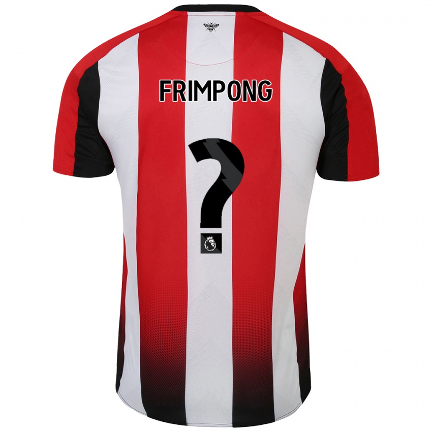 Kinderen Charles Frimpong #0 Rood Wit Thuisshirt Thuistenue 2024/25 T-Shirt