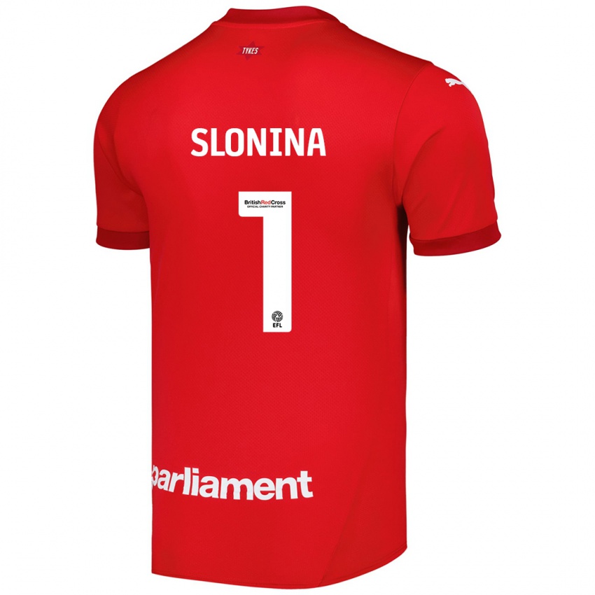 Kinderen Gabriel Slonina #1 Rood Thuisshirt Thuistenue 2024/25 T-Shirt