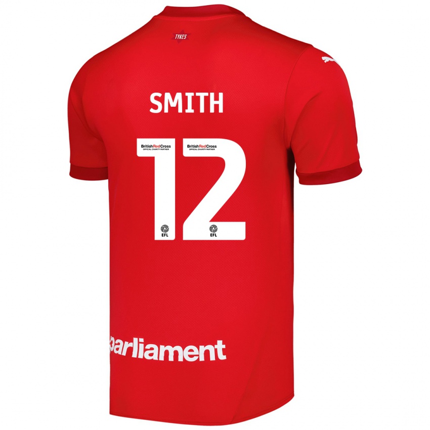 Kinderen Jackson Smith #12 Rood Thuisshirt Thuistenue 2024/25 T-Shirt