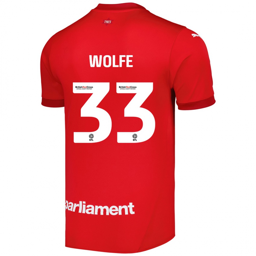 Kinderen Matty Wolfe #33 Rood Thuisshirt Thuistenue 2024/25 T-Shirt