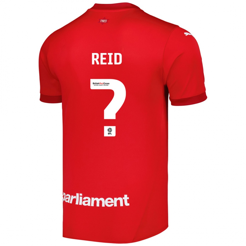 Kinderen Kallum Reid #0 Rood Thuisshirt Thuistenue 2024/25 T-Shirt