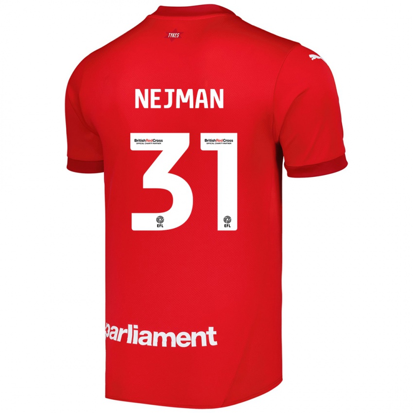 Kinderen Harrison Nejman #31 Rood Thuisshirt Thuistenue 2024/25 T-Shirt