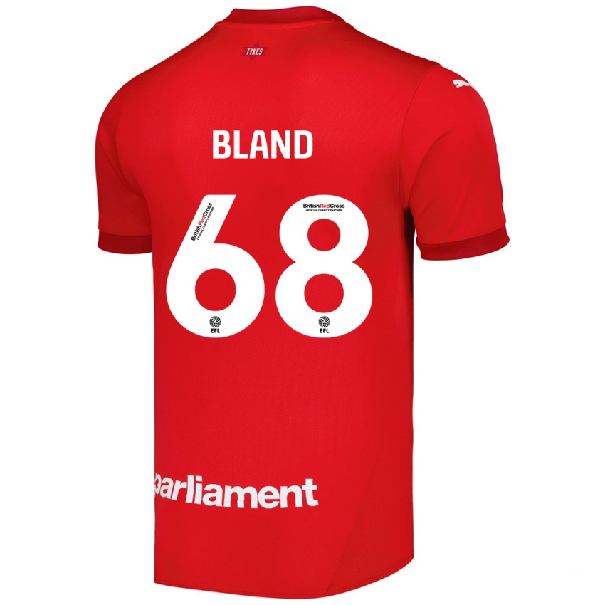 Kinderen Jonathan Bland #68 Rood Thuisshirt Thuistenue 2024/25 T-Shirt