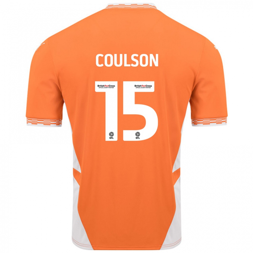 Kinderen Hayden Coulson #15 Oranje Wit Thuisshirt Thuistenue 2024/25 T-Shirt