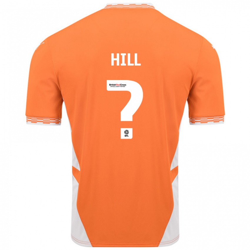 Kinderen Tyler Hill #0 Oranje Wit Thuisshirt Thuistenue 2024/25 T-Shirt