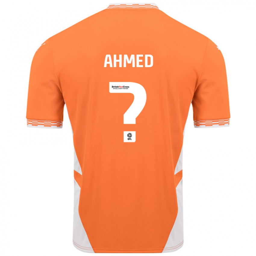 Kinderen Jibran Ahmed #0 Oranje Wit Thuisshirt Thuistenue 2024/25 T-Shirt