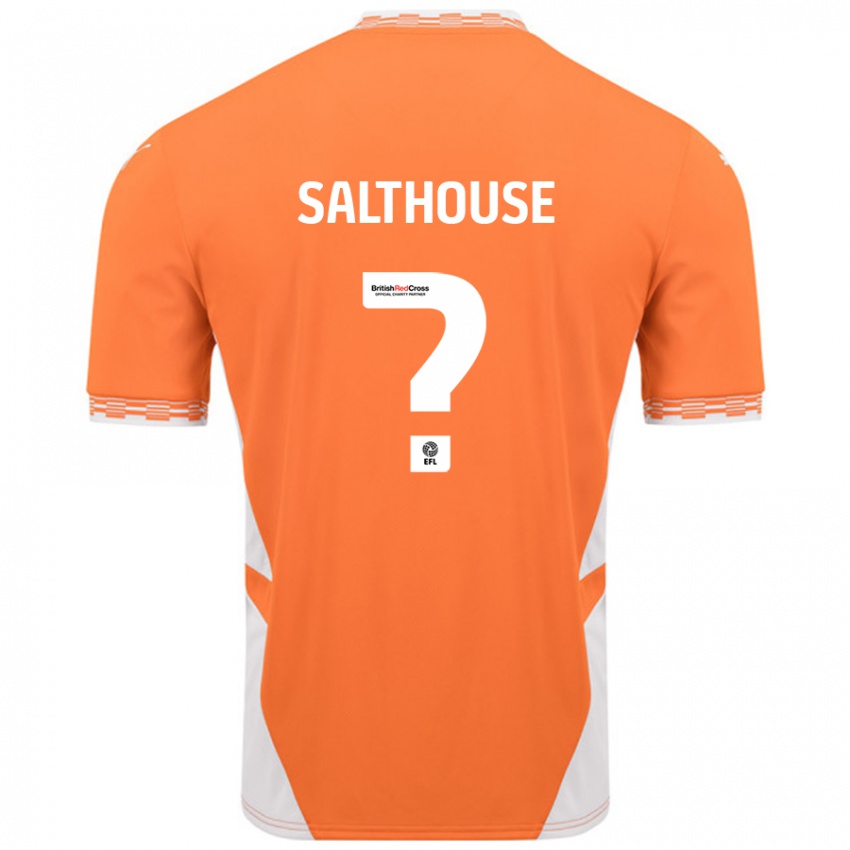 Kinderen Emily Salthouse #0 Oranje Wit Thuisshirt Thuistenue 2024/25 T-Shirt