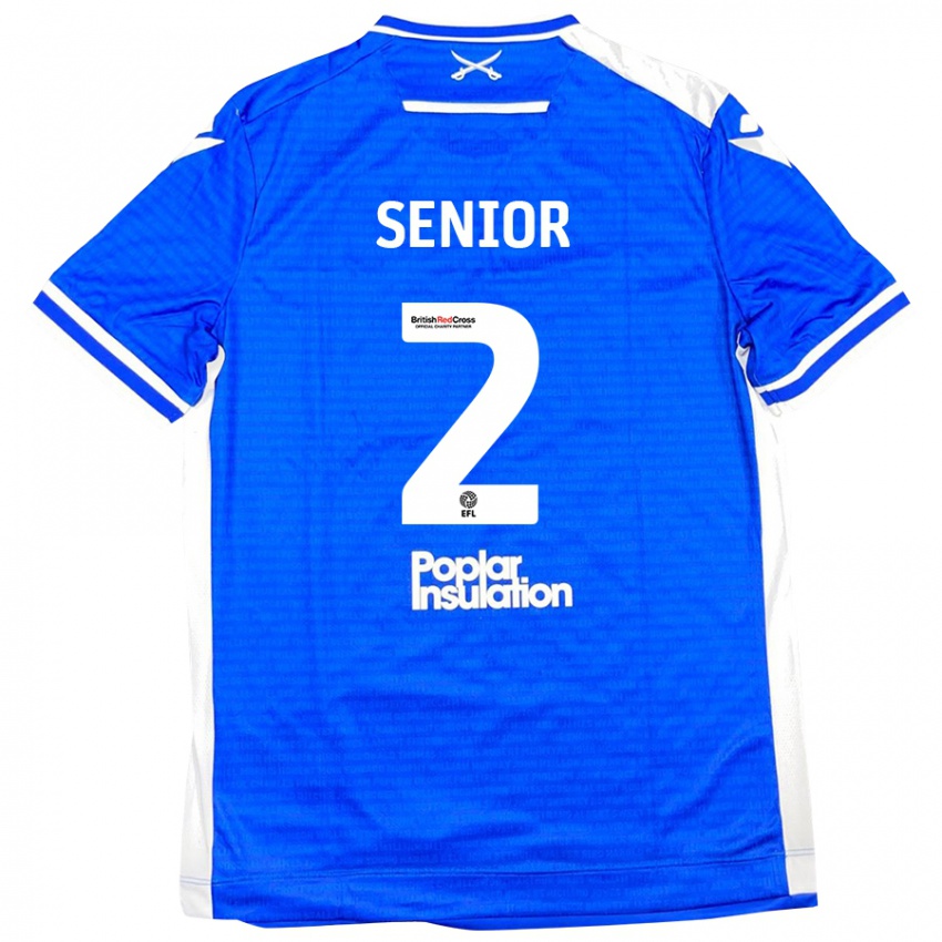 Kinderen Joel Senior #2 Blauw Wit Thuisshirt Thuistenue 2024/25 T-Shirt