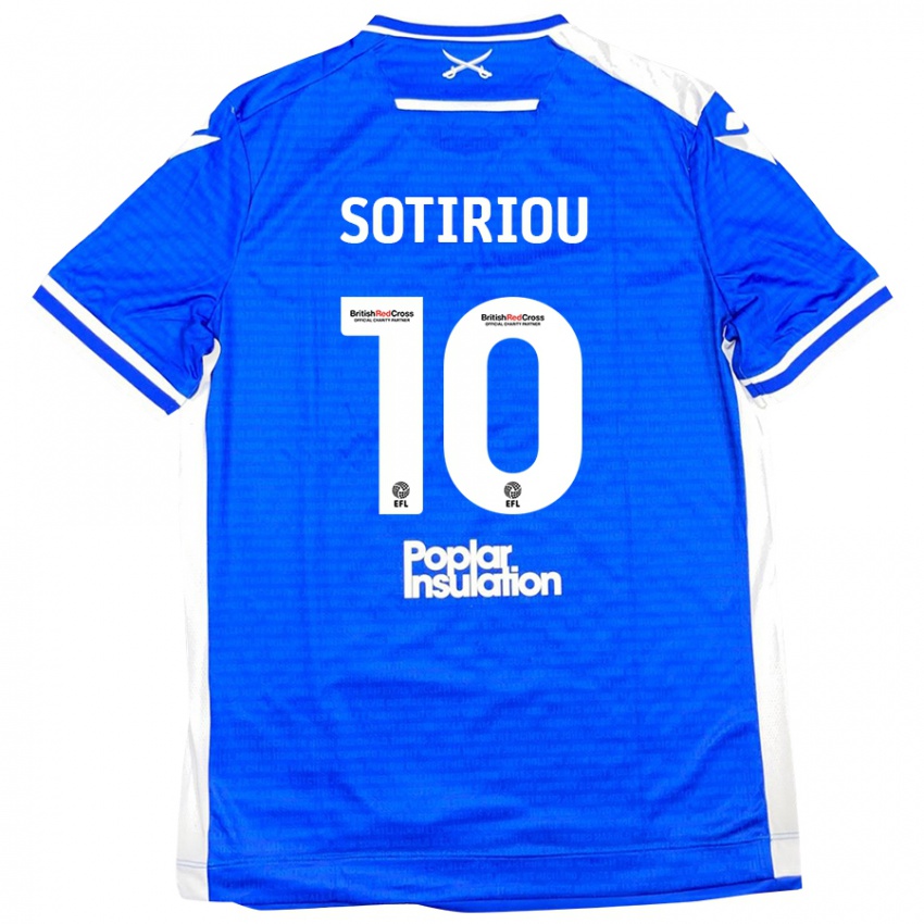 Kinderen Ruel Sotiriou #10 Blauw Wit Thuisshirt Thuistenue 2024/25 T-Shirt