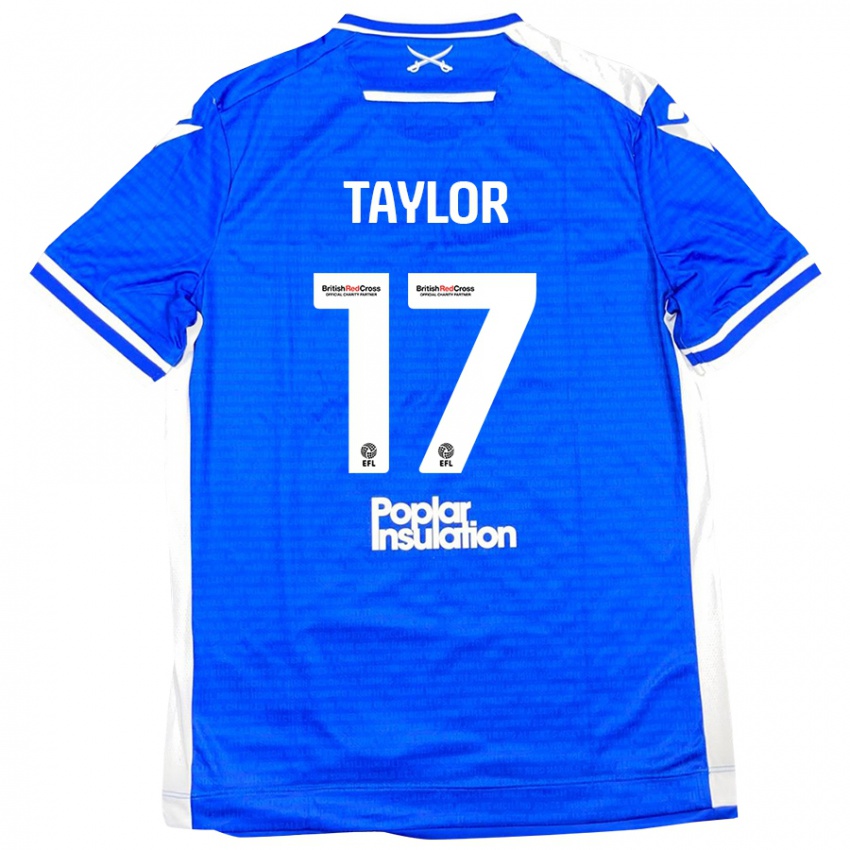 Kinderen Connor Taylor #17 Blauw Wit Thuisshirt Thuistenue 2024/25 T-Shirt