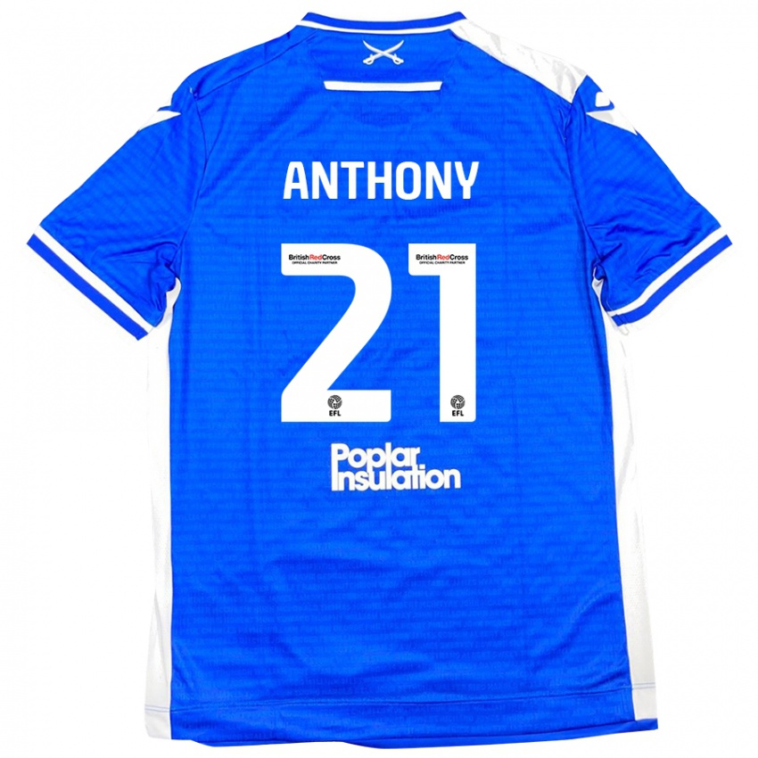 Kinderen Micah Anthony #21 Blauw Wit Thuisshirt Thuistenue 2024/25 T-Shirt