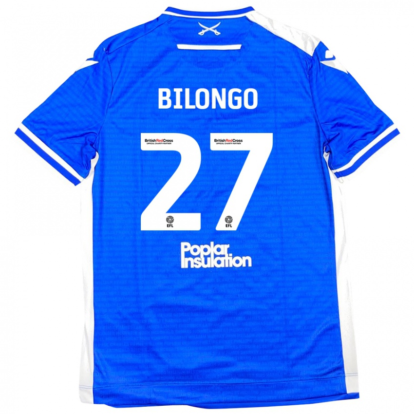 Kinderen Bryant Bilongo #27 Blauw Wit Thuisshirt Thuistenue 2024/25 T-Shirt