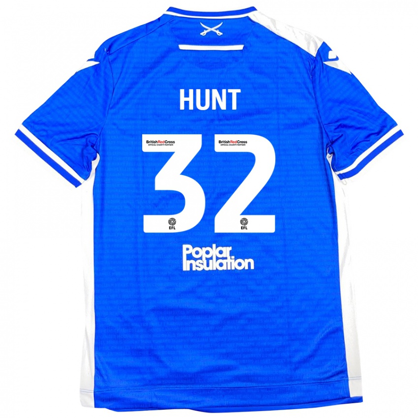 Kinderen Jack Hunt #32 Blauw Wit Thuisshirt Thuistenue 2024/25 T-Shirt