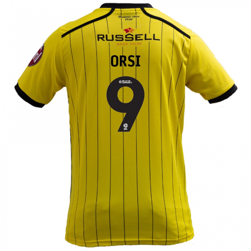 Kinderen Danilo Orsi #9 Geel Thuisshirt Thuistenue 2024/25 T-Shirt