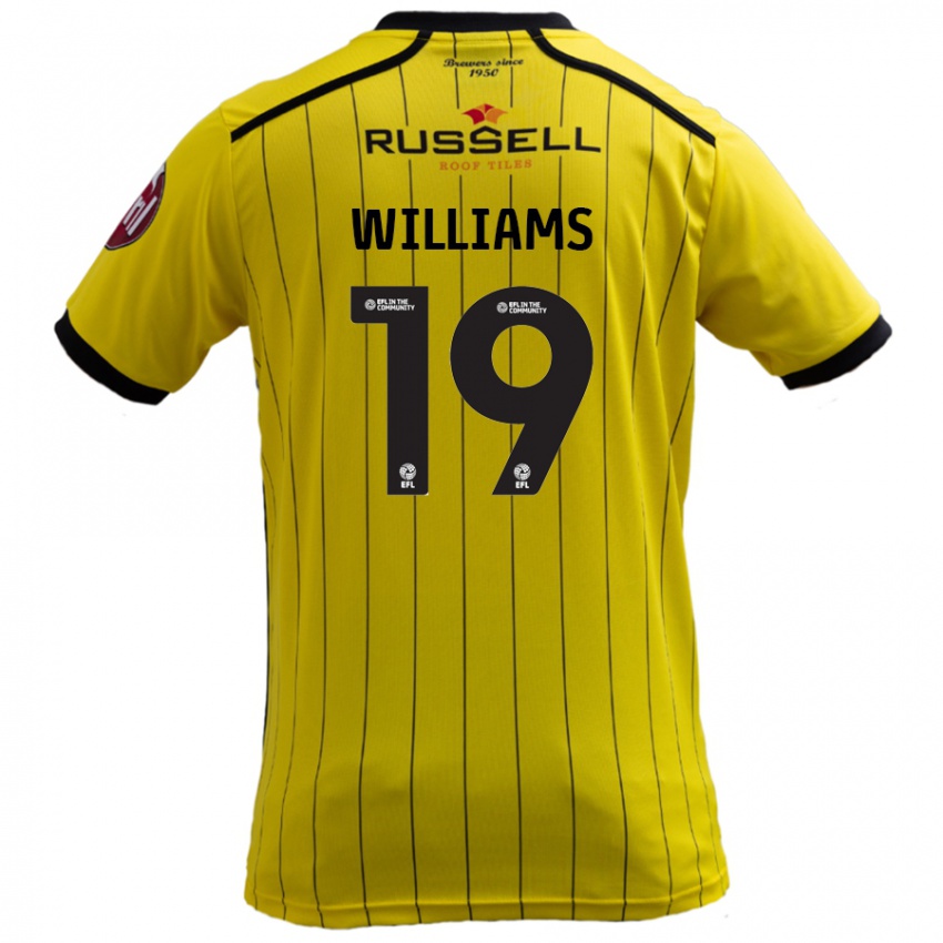 Kinderen Dylan Williams #19 Geel Thuisshirt Thuistenue 2024/25 T-Shirt