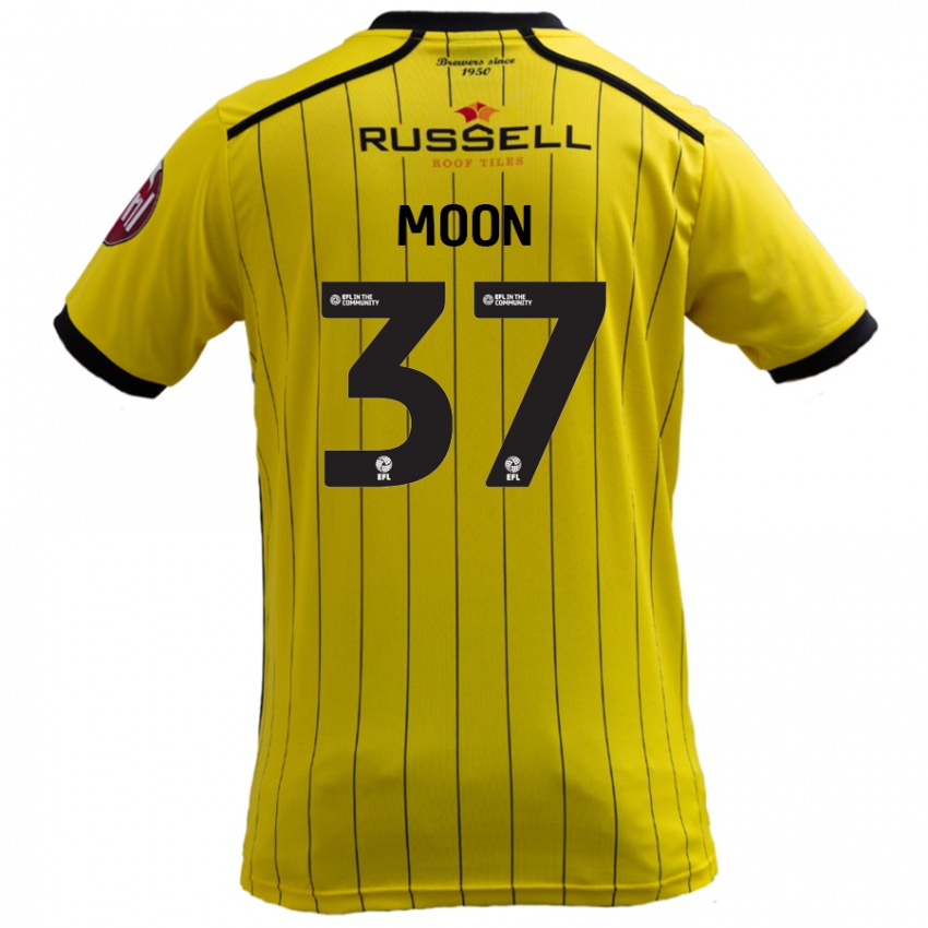 Kinderen Jasper Moon #37 Geel Thuisshirt Thuistenue 2024/25 T-Shirt