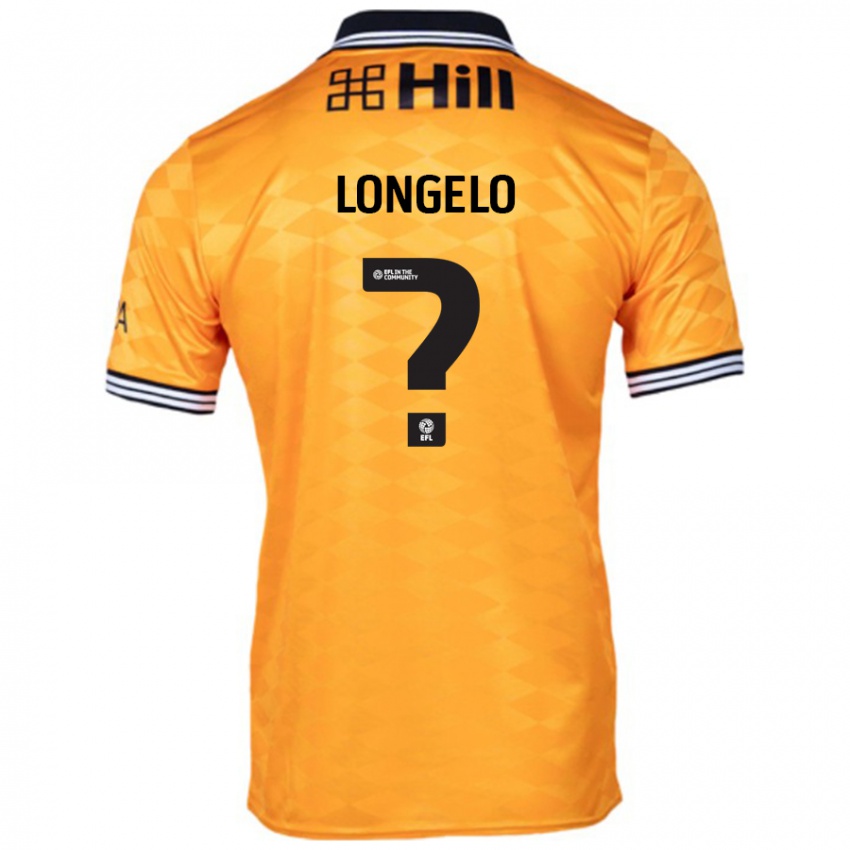 Kinderen Emmanuel Longelo #0 Oranje Thuisshirt Thuistenue 2024/25 T-Shirt