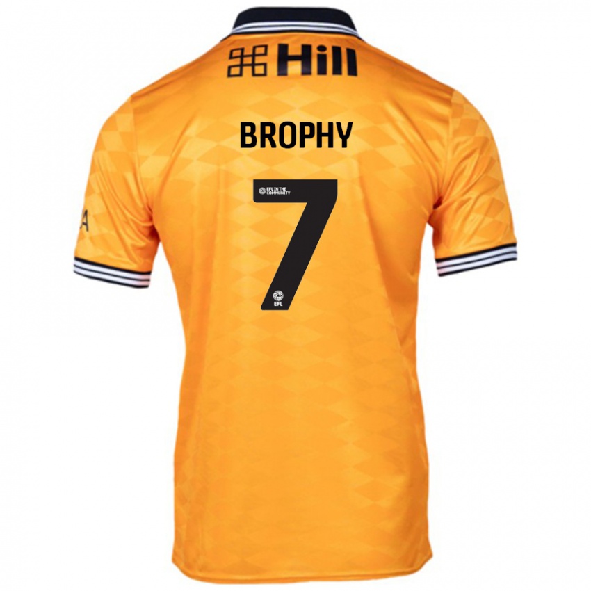 Kinderen James Brophy #7 Oranje Thuisshirt Thuistenue 2024/25 T-Shirt