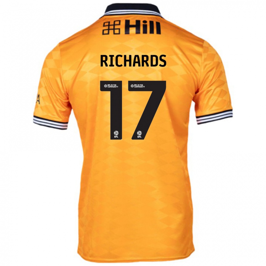 Kinderen Taylor Richards #17 Oranje Thuisshirt Thuistenue 2024/25 T-Shirt