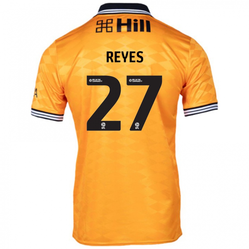 Kinderen Vicente Reyes #27 Oranje Thuisshirt Thuistenue 2024/25 T-Shirt