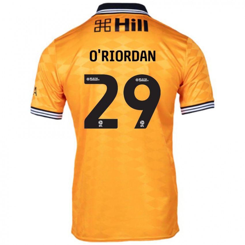 Kinderen Connor O'riordan #29 Oranje Thuisshirt Thuistenue 2024/25 T-Shirt