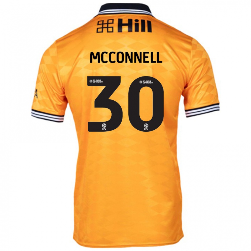 Kinderen Glenn Mcconnell #30 Oranje Thuisshirt Thuistenue 2024/25 T-Shirt