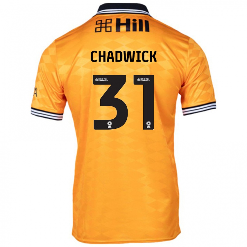 Kinderen Louis Chadwick #31 Oranje Thuisshirt Thuistenue 2024/25 T-Shirt