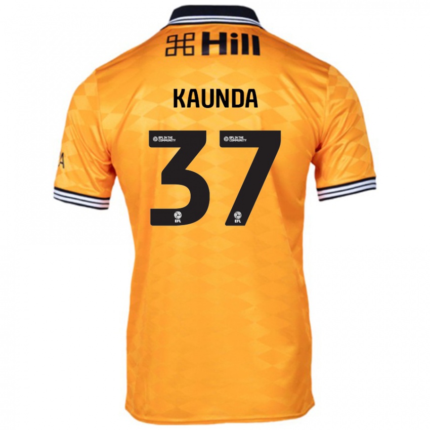 Kinderen Amaru Kaunda #37 Oranje Thuisshirt Thuistenue 2024/25 T-Shirt