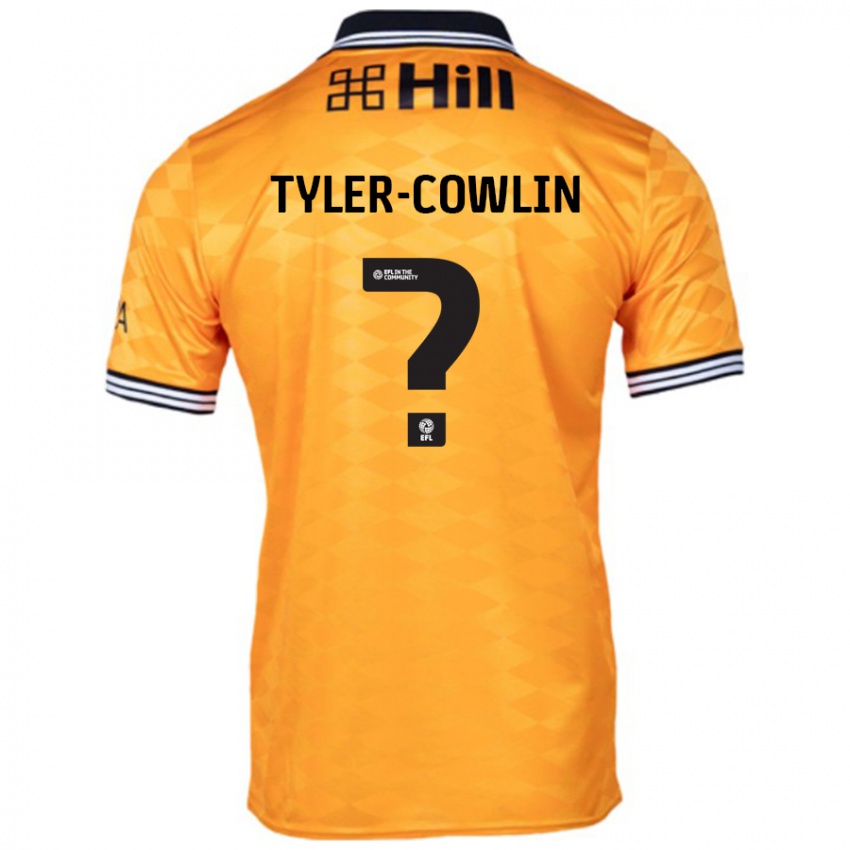 Kinderen Danny Tyler-Cowlin #0 Oranje Thuisshirt Thuistenue 2024/25 T-Shirt