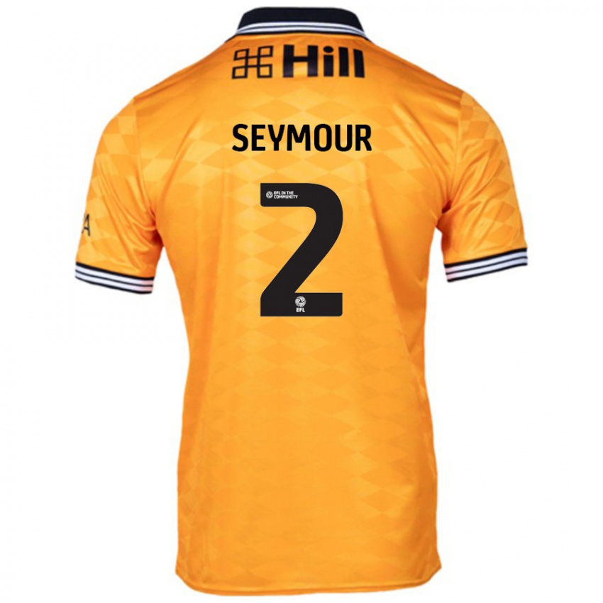 Kinderen Mayzee Seymour #2 Oranje Thuisshirt Thuistenue 2024/25 T-Shirt