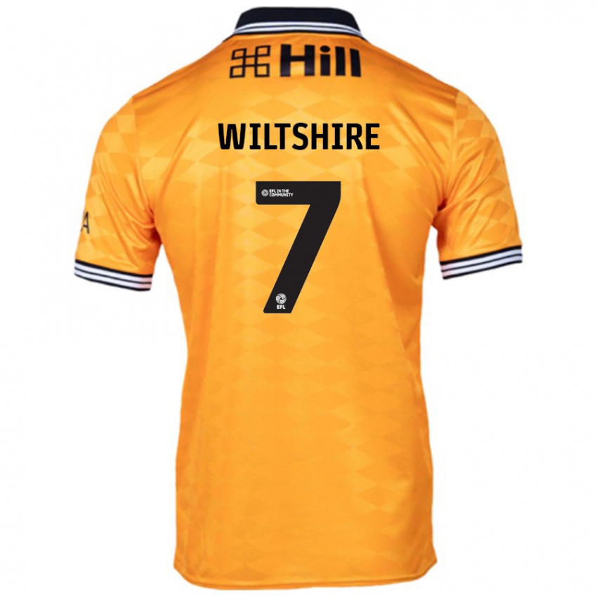 Kinderen Sarah Wiltshire #7 Oranje Thuisshirt Thuistenue 2024/25 T-Shirt