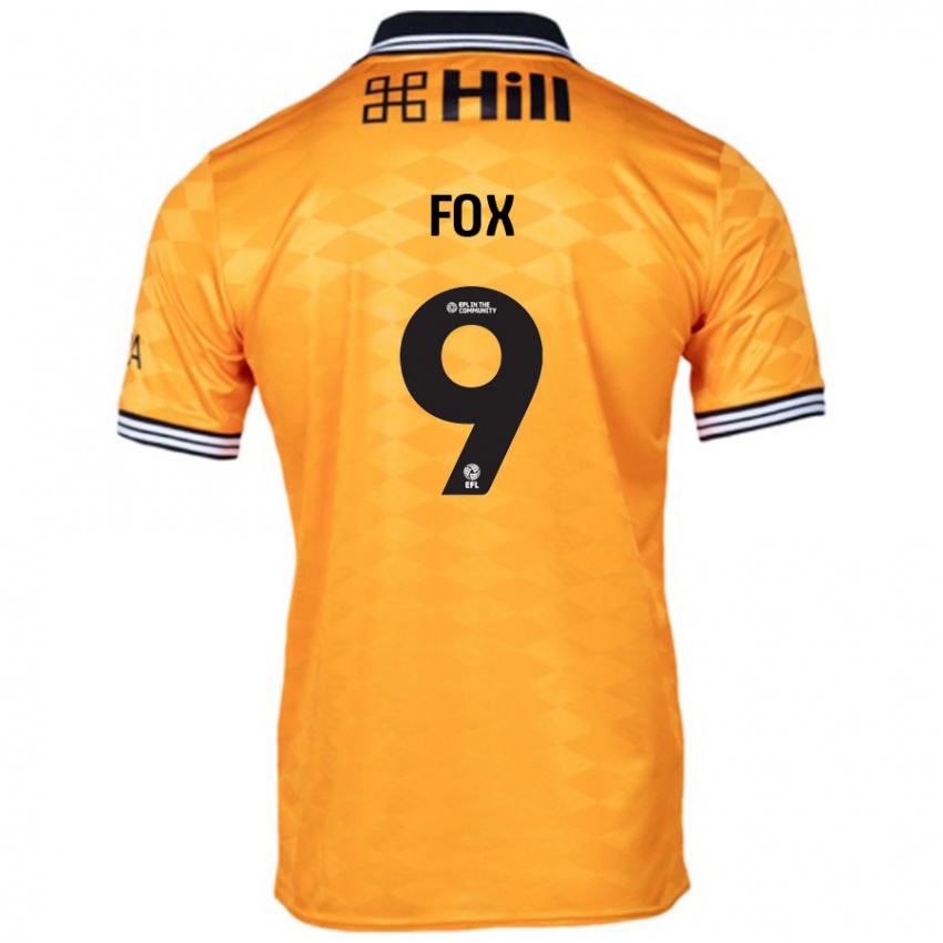 Kinderen Ruth Fox #9 Oranje Thuisshirt Thuistenue 2024/25 T-Shirt