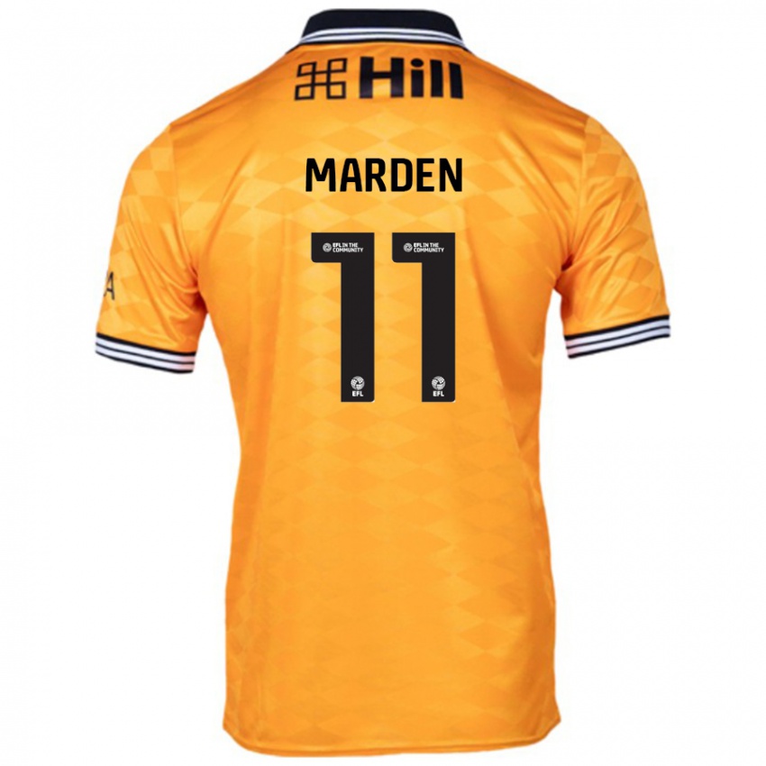 Kinderen Ella Marden #11 Oranje Thuisshirt Thuistenue 2024/25 T-Shirt