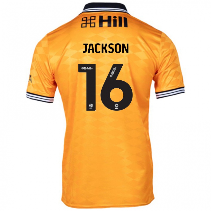 Kinderen Abbie Jackson #16 Oranje Thuisshirt Thuistenue 2024/25 T-Shirt