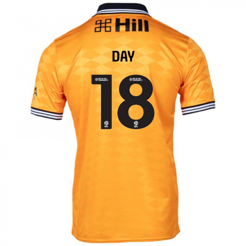 Kinderen Niamh Day #18 Oranje Thuisshirt Thuistenue 2024/25 T-Shirt