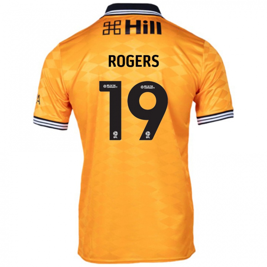 Kinderen Beatrice Rogers #19 Oranje Thuisshirt Thuistenue 2024/25 T-Shirt