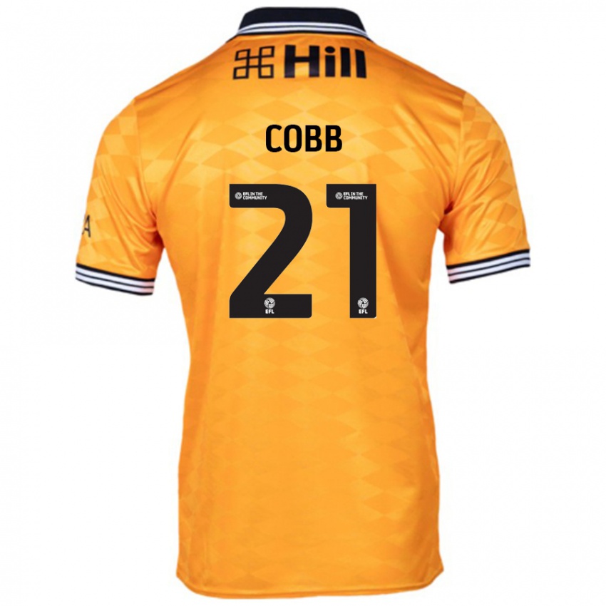 Kinderen Serena Cobb #21 Oranje Thuisshirt Thuistenue 2024/25 T-Shirt