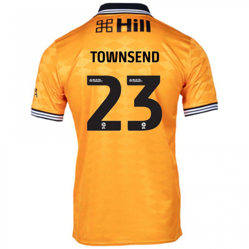 Kinderen Eleanor Townsend #23 Oranje Thuisshirt Thuistenue 2024/25 T-Shirt