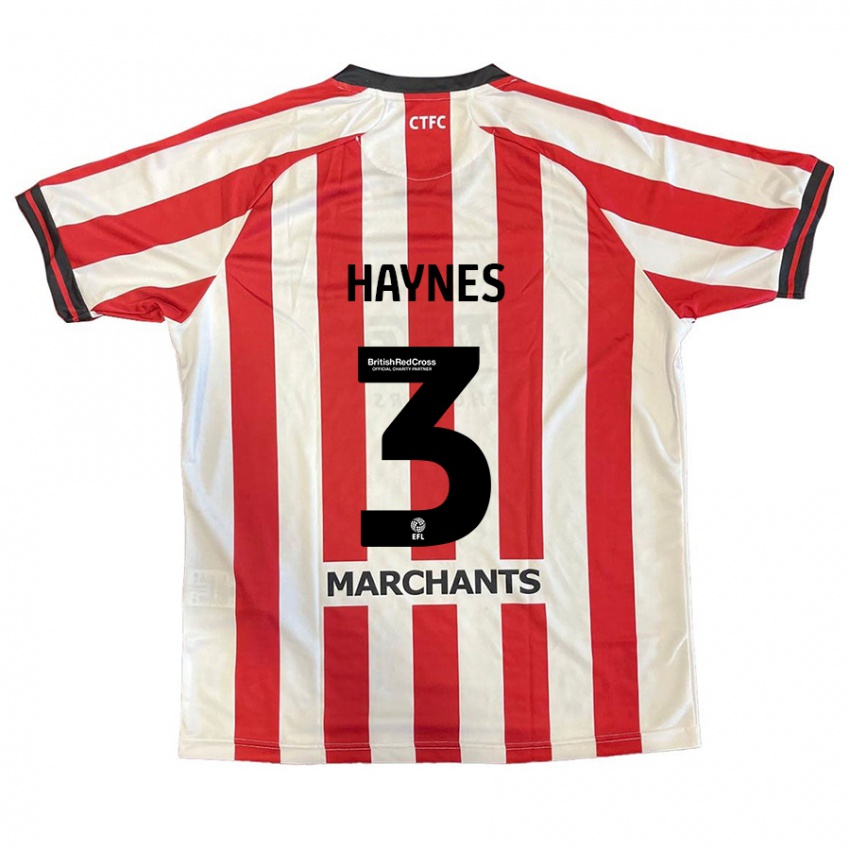 Kinderen Ryan Haynes #3 Rood Wit Thuisshirt Thuistenue 2024/25 T-Shirt