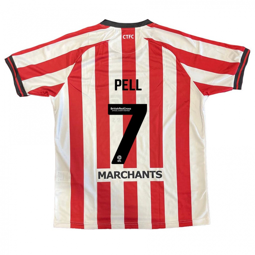 Kinderen Harry Pell #7 Rood Wit Thuisshirt Thuistenue 2024/25 T-Shirt