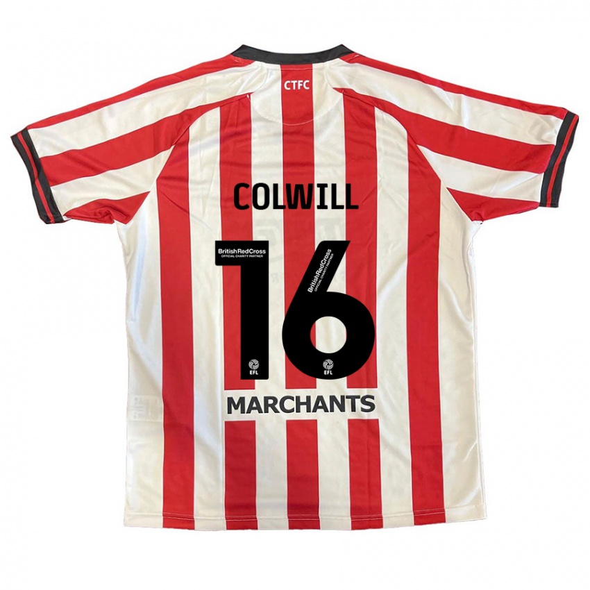 Kinderen Joel Colwill #16 Rood Wit Thuisshirt Thuistenue 2024/25 T-Shirt