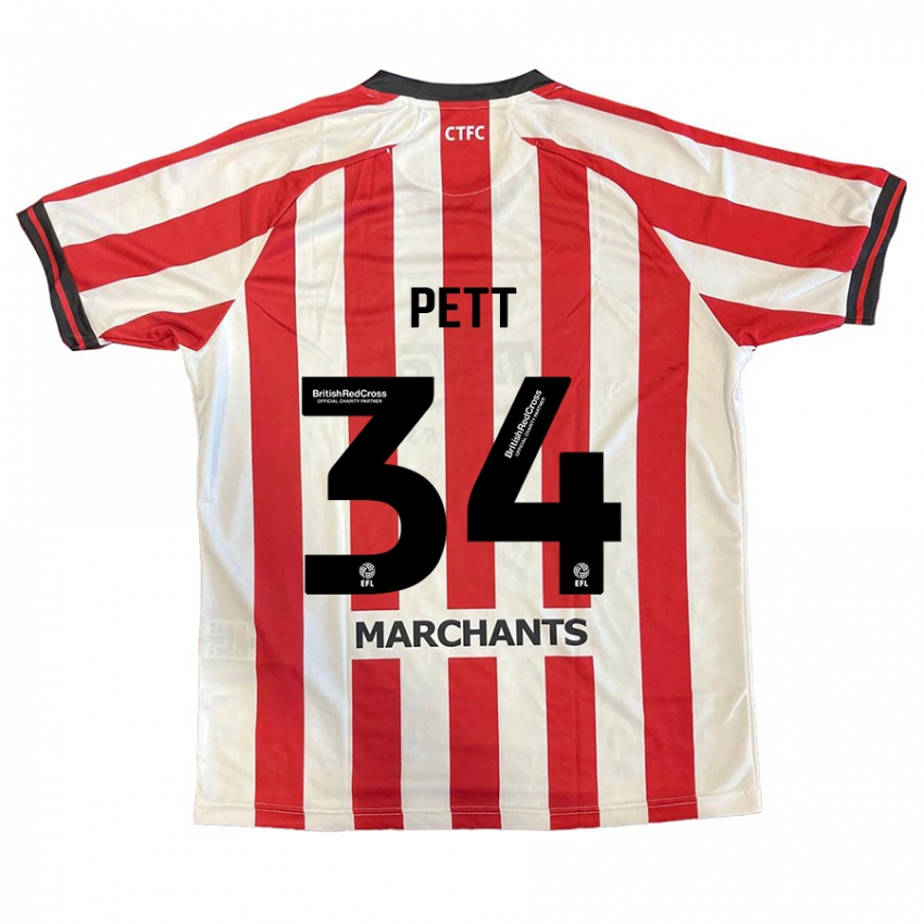 Kinderen Tom Pett #34 Rood Wit Thuisshirt Thuistenue 2024/25 T-Shirt