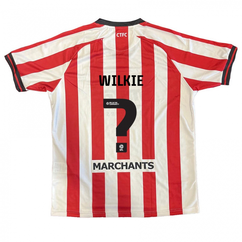 Kinderen Alex Wilkie #0 Rood Wit Thuisshirt Thuistenue 2024/25 T-Shirt