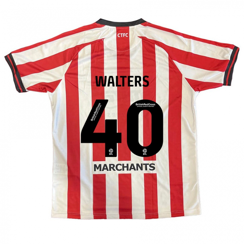 Kinderen Cameron Walters #40 Rood Wit Thuisshirt Thuistenue 2024/25 T-Shirt