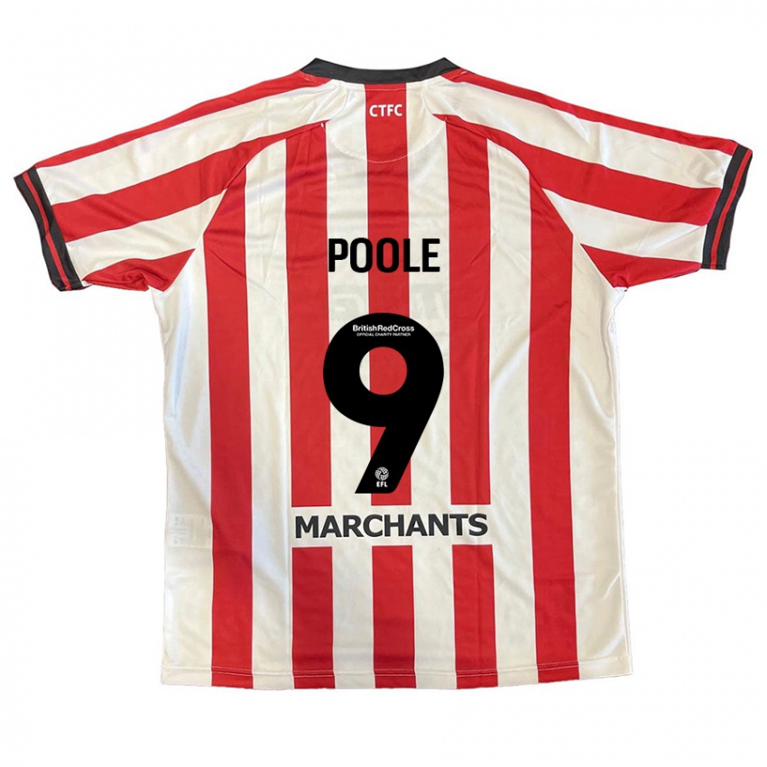 Kinderen Phoebie Poole #9 Rood Wit Thuisshirt Thuistenue 2024/25 T-Shirt