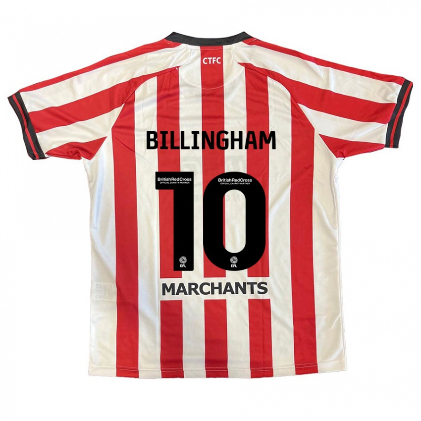 Kinderen Lily Billingham #10 Rood Wit Thuisshirt Thuistenue 2024/25 T-Shirt