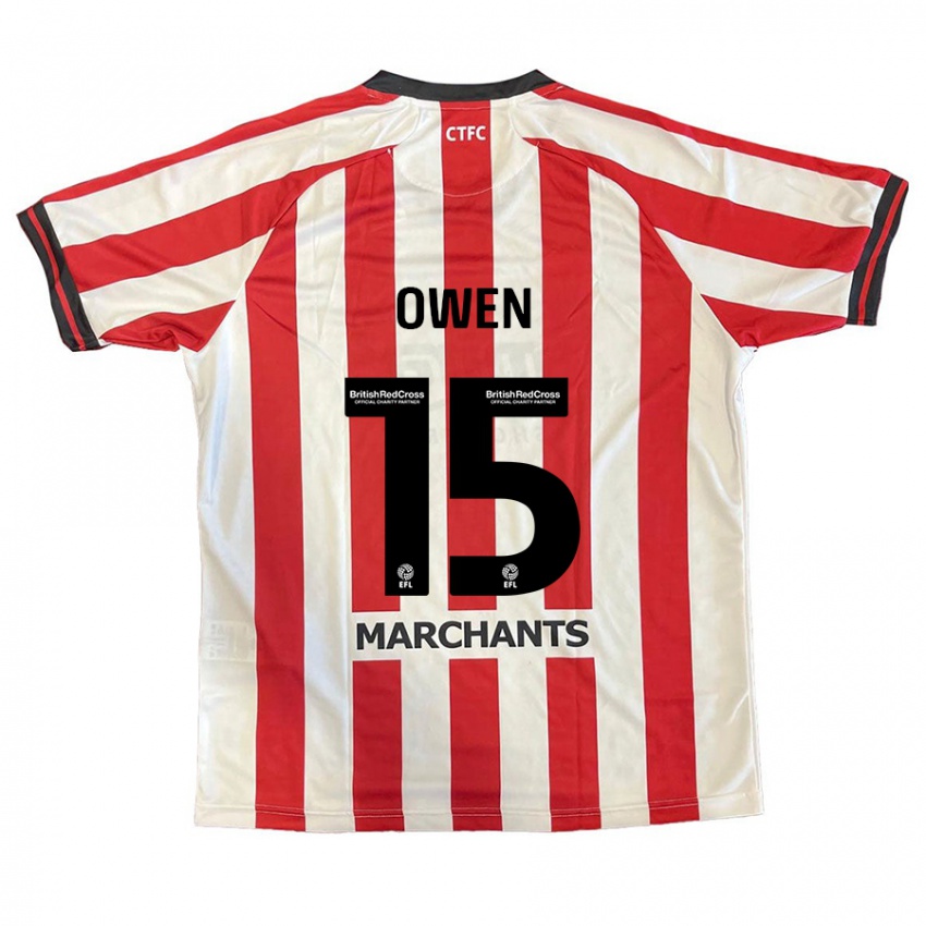 Kinderen Emily Owen #15 Rood Wit Thuisshirt Thuistenue 2024/25 T-Shirt