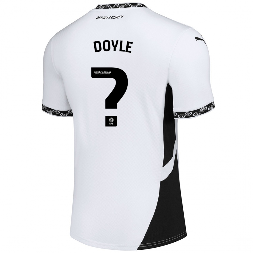 Kinderen Aj Doyle #0 Wit Zwart Thuisshirt Thuistenue 2024/25 T-Shirt