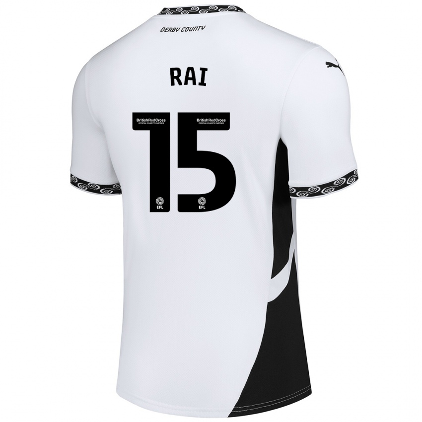 Kinderen Kira Rai #15 Wit Zwart Thuisshirt Thuistenue 2024/25 T-Shirt